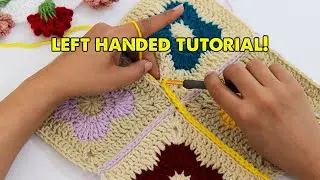 Left-Handed Granny Square Joining Tutorial | Easy & Clean