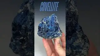 Covellite: The Rare Indigo-Blue Copper Sulfide Mineral #gemstone #rareminerals