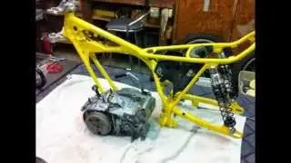 1974 Yamaha TY250 Frame Up Rebuild of Manybikes'