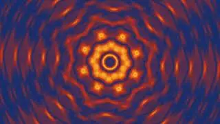 Rainbow tunnel, abstrat art,  deep concentration, meditation video
