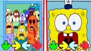 Scary SPONGE BOB in Friday Night Funkin be like | FNF Sponge Bob.EXE