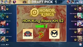 Pro Esports vs Team Max | GAME 2 | ការប្រកួត HOK King Rises KH S2 | HOK GameKH