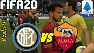 FIFA 20 INTER vs ROMA | Serie A | 08.12.19 | PS4 | gameplay | dynamic and closer camera (HD)