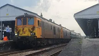 GB Railfreight & UK Railtours | 73962 'Dick Mabbut', 73964 'Jeanette' & 66768 | The Magic Carpet |