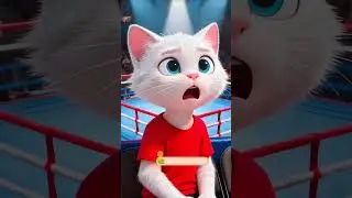 Wait For End White Cat vs Tiger 🐱🐯 Epic Ring Fight! #shorts#short#invideo#Animal