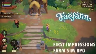 Fae Farm  - Farm Sim RPG First Impressions Gameplay