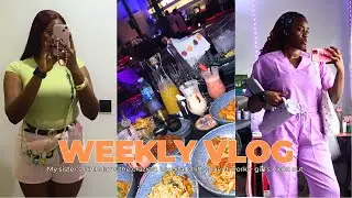 WEEKLY VLOG | My sister’s birthday + the craziest hospital shift + client work + girl’s night out