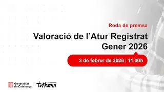 Roda de premsa de valoració de les dades d’atur - Gener 2026