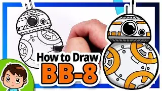 how to draw BB-8 | Star wars | Step by step drawing tutorial