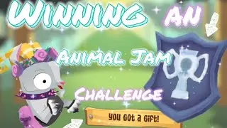 WINNING AN ANIMAL JAM CHALLENGE!! PINK CLOUDS AJ
