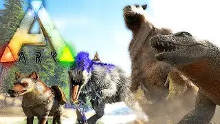 ARK Survival Evolved - RABIES, HYAENODON, MEGATHERIUM, MEGALANIA, HOW TO TAME - UPDATE 258 Gameplay