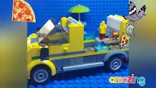 Lego 60150 pizza van - pizza party