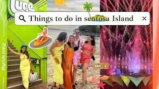 Fun Activities to do in Sentosa Island | Singapore | Shruti Kothari | Luge Skyline | Wings of Time🌈
