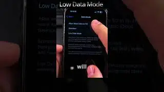 iPhone 16 Pro Max Change These Settings Low Data Mode