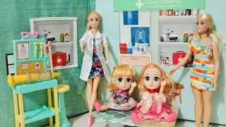 Toddler is SICK ! Sagi and Riya - Peacock pox pretend play. #peacockpox  #pretendplay 