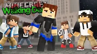 Minecraft THE WALKING DEAD - SCUBA STEVE GETS AMBUSHED!