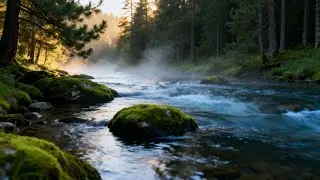 Peaceful Forest River Live  | Relaxing Water Sounds for Sleep, Study & Stress Relief