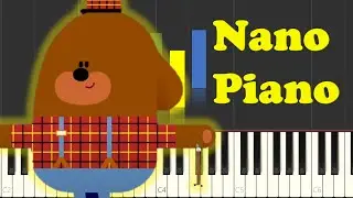 🎹 CBeebies Songs &ndash; Hey Duggee &ldquo;Stick Song&rdquo; EASY Piano Tutorial 🎹