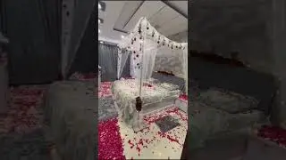 First Night Decoration| wedding room decoration| wedding bed decoration| just Married Decoration