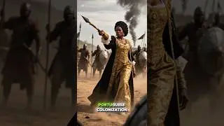 Queen Nzinga: The Most Feared Queen in History 👑 #historyshorts #facts #ytshorts