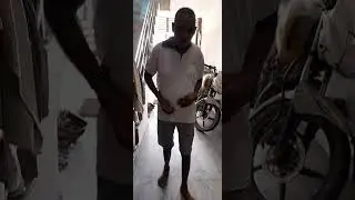 CVA quadriplegic case ,  ( accidental case)  patient walking