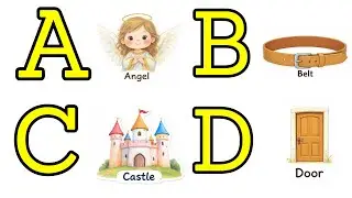 A to Z Alphabet Flashcards | Learn ABCs for Kids | Fun & Easy Learning