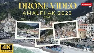 Amalfi Coast Aerial Delight: Breathtaking 4K Drone Footage Unveils Italy's Coastal Paradise 4K 2023