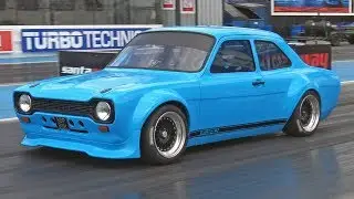 Cosworth YB RSR Ford Escort Mk1 at Santa Pod Raceway