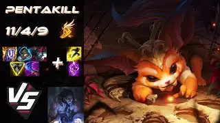 TOP Gnar vs Sylas [PENTAKILL] - EU Challenger Patch 14.13