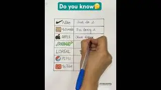Brands with their taglines.🧐 #shorts #youtubeshorts #viral #viralshorts #trending #shortsfeed