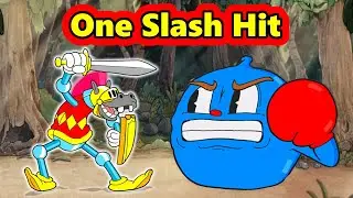 Cuphead — играбельный рыцарь против всех боссов (один удар) ⚔️🔥