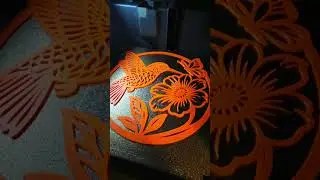 &ldquo;3D Printed Beauty: Hummingbird & Flower Wall Hanging&rdquo;#3DPrinting #3DPrintArt #3DPrintedDecor
