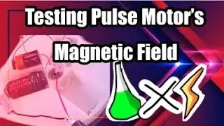 Pulse motor coil testing large strong magnetic field
