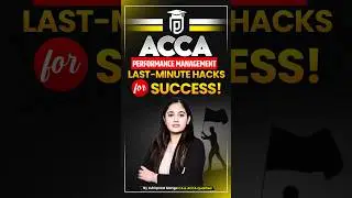 ACCA Performance Management Exam : Must-Know Last-Minute Tips! 🎯 #accaexams