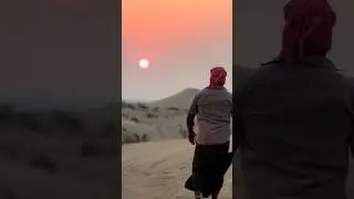 Desert Sunset 💜#dubai #sunset #sunsetlovers #desertsunset #desert