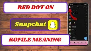 что означает красная точка в Snapchat|значение красной точки в Snapchat|2024