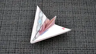 Origami FLUGZEUG Geldgeschenk GELD FALTEN | Geschenk | Money PLANE | Tutorial by Euro Origami