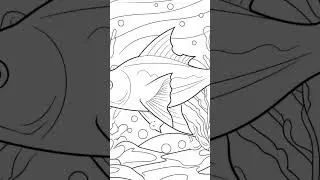 Deep Blue Discoveries: 🌊✨ Enchanting Sea Life Coloring for Kids! Dive into a World of Fun! 🎨🐠
