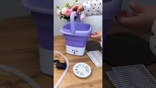 Компактная дорожная мини стиральная машинка для путешествий , командировок или на дачу