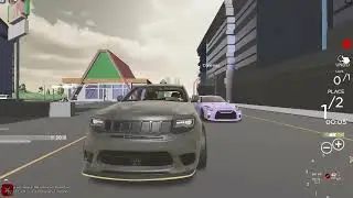 Eight Driver Car Racing