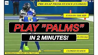Как играть на позиции корнербека в режиме 2-Read (Palms) | Мастер-класс MatchQuarters