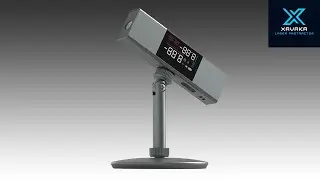 Dual Laser Level Ruler with a Double Sided LED Screen