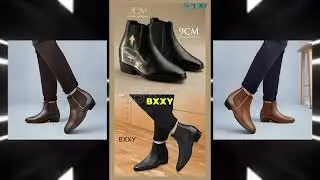 Men&rsquo;s 9CM Elevator Chelsea Boots | Premium Hidden Height Increase Shoes | Gain Hidden Height