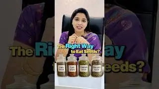 Right way to eat Seeds for Good and Healthy Skin✅ Dermatologist Advice #brightskin #skincare