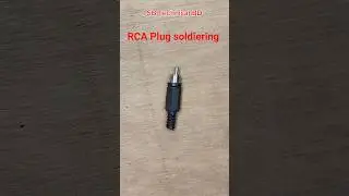 How to Perfectly Solder an RCA Plug | Step-by-Step Guide ll #electronic #diyrepair #experiment