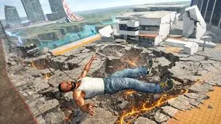 Franklin Save House in Earthquake in Indian Bike Driving 3D | Funny Gameplay
