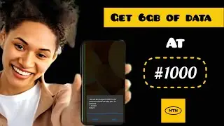 MTN Cheapest Data Plan In Nigeria 2025. 6GB at 1000 Naira.