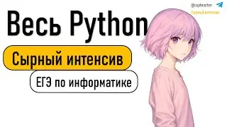 Сырный интенсив | Информатика ЕГЭ 2025 | Весь Python