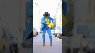 Office outfit inspo. Inspired by Ukrainian flag 🇺🇦 How do you like it? #fashion #luxury #beauty