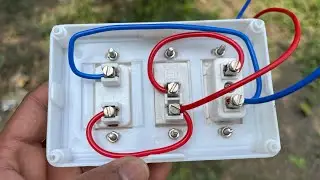Wiring connection of Indicator + switch + socket 😇|